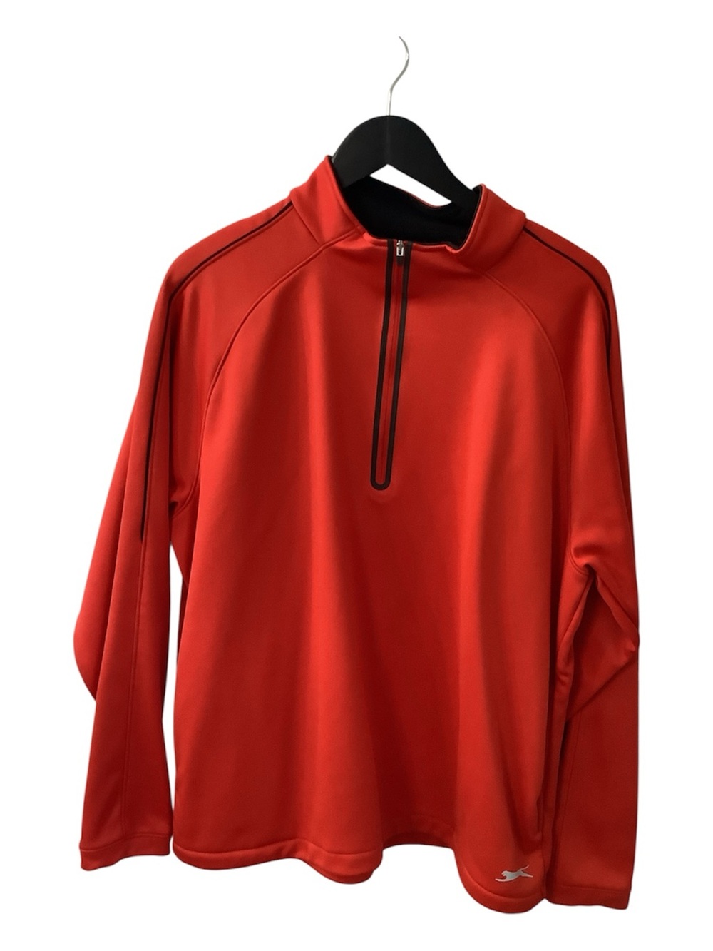 Slazenger Black Fleece Pullover with Logo Size L